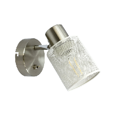 YOLI Wall lamp 1xE27 white/satin nickel