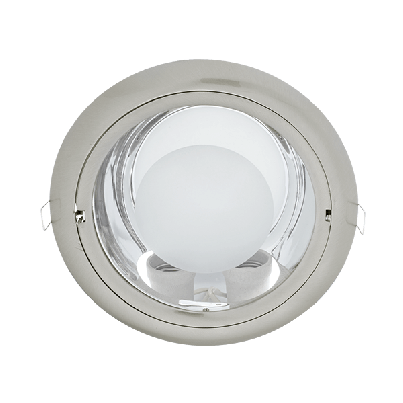 GL205E downlight 2xE27 satin nickel