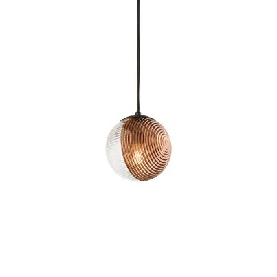 Pendant ONDALUCE VETRO BELLA 1 RAME, 1xE27 D150mm, Copper