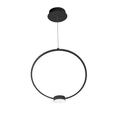 Pendant ONDALUCE OMEGA50 NERO, LED, 35W, 3000K, Black