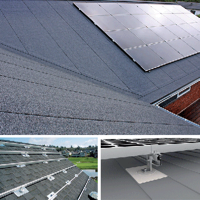 Structure bituminous roof 3.6kW 430W