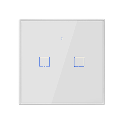 TX2-195016 smart 2gang 1 way switch white