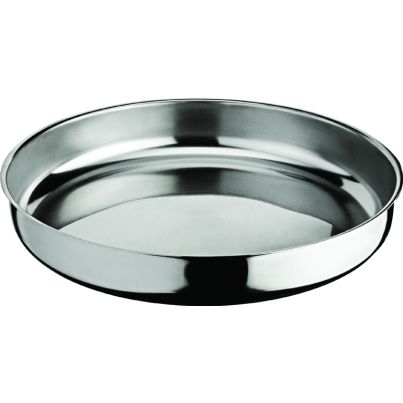 Round Baking Tray CHROM, Stainless Steel, Diameter 28 cm