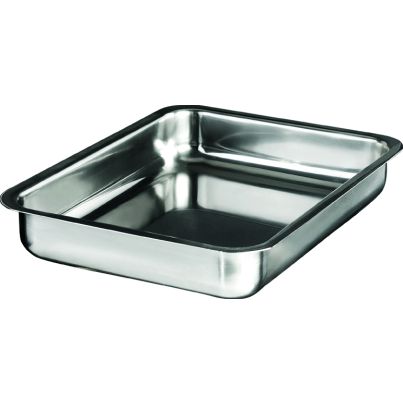 Rectangular Baking Tray CHROM, Stainless Steel 38.5х29.5х6.5 сm