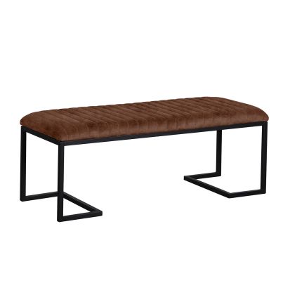 TIGIN Bench Venla 115x42x43 Uras 04 brown/black