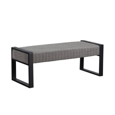 TIGIN Bench Talia 126x45x45 Milo 03 beige/black