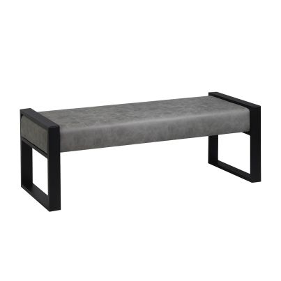 Bench Talia 126x45x45 Uras 12 grey/black