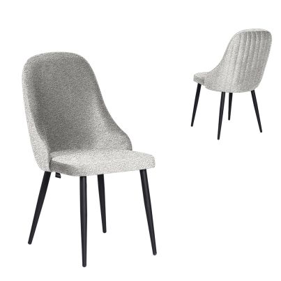 Chair Remis 49x61x91cm Odessa 600/light grey