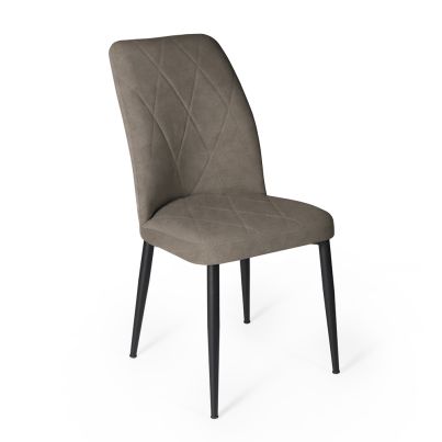 Chair Vika 48x58x90cm Uras 12/grey