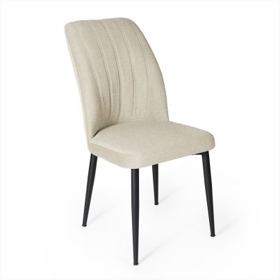 Chair Varel 48x58x90cm Nordic 1/light grey