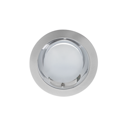 GL103E downlight 2xE27 IP44 satin nickel
