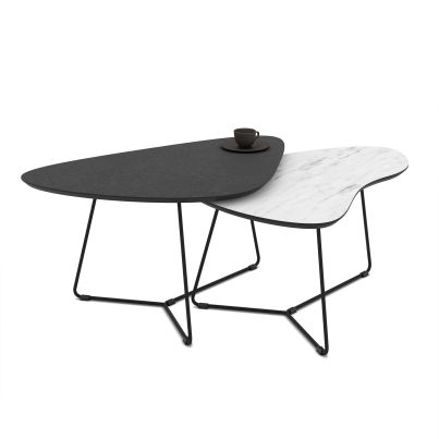 Nesting coffee tables 2pcs. Tussey Yosun/Marmo Super Matt
