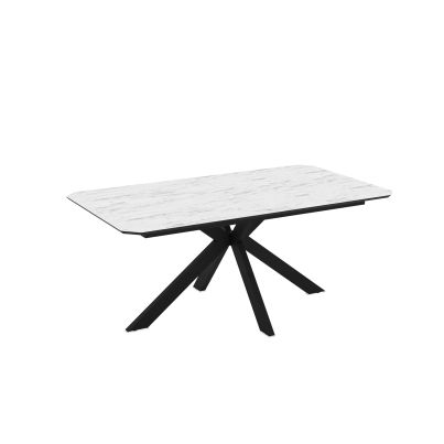 Extendable dining table Opera 180+60cm Marmo Super Matt/marble