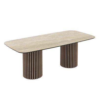 Dining table Oslo 220cm Traventen/beige