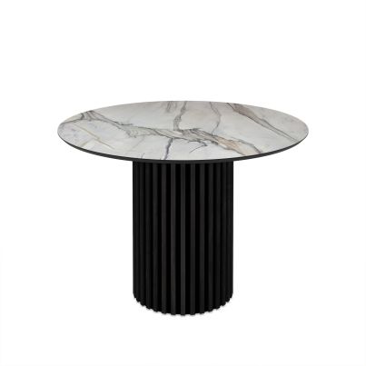 Dining table Olympus 110cm Calcutta/white