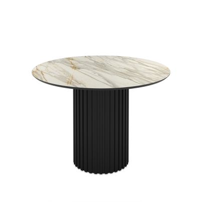 Dining table Olympus 110cm Calcutta/white