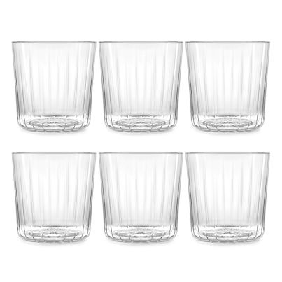 Set of 6 TUMBLERS AURA TRASPARENTE, 370 ml