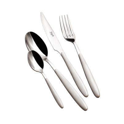 Cutlery set Salvinelli AURORA, 24pcs, White