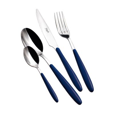 Cutlery set Salvinelli AURORA, 24pcs, Blue