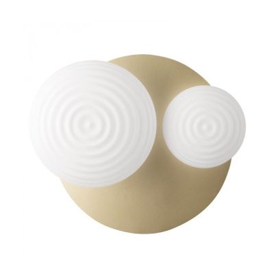 TONDO/2 Ceiling Lamp 1XE14+1XE27 D520mm Gold