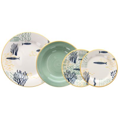 Table set VELA ANTIGUA, 18 pcs