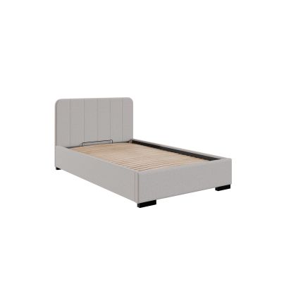 Upholstered bed SPECIFIC VELA with storage, 180x200, Dove grey