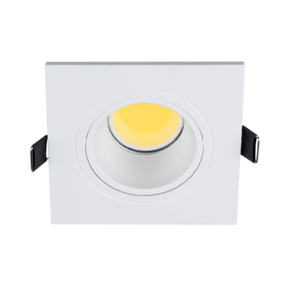 LED Plastic square spotlight Cob 7W 2700-3000K white