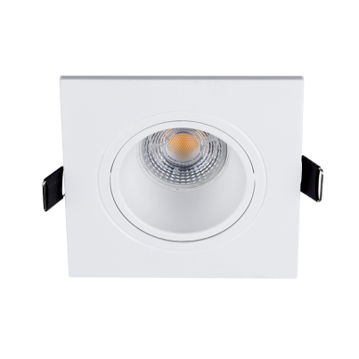 LED Plastic square spotlight PAR16 Cob 7W 2700-3000K white