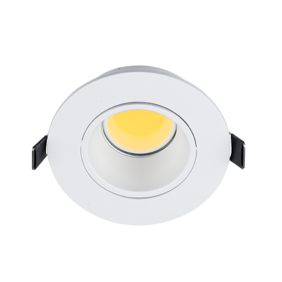 LED Plastic round spotlight Cob 7W 2700-3000K white