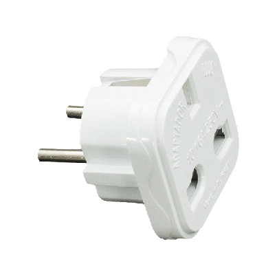 ELMARK UK adapter 16� 2�+� white