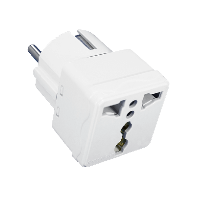 ELMARK universal adapter 16� 2�+� white