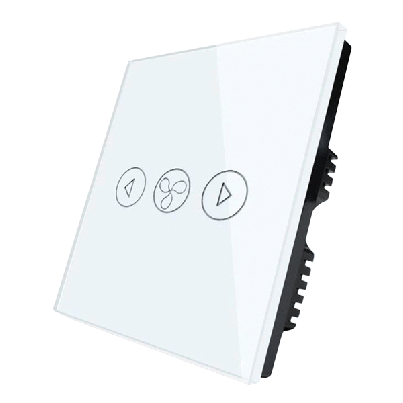 Wi-Fi smart touch fan switch white