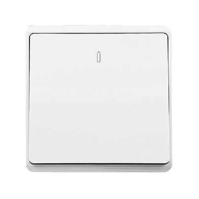 LONDON one button two way switch white