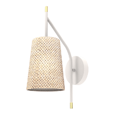 THERA Wall lamp 1xE14 white/chrome