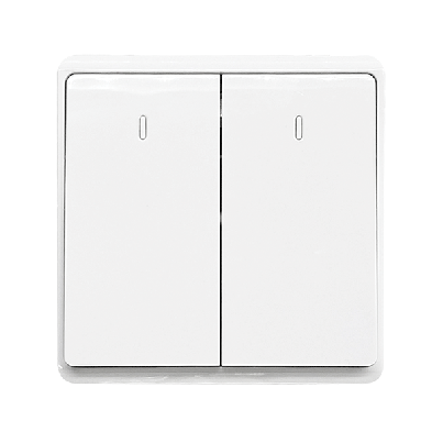 LONDON two buttons two way switch white