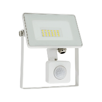 LED floodlight VEGA Slim 20W 4000K IP65 WH Sensor