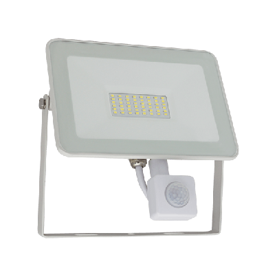 LED floodlight VEGA Slim 50W 4000K IP65 WH Sensor