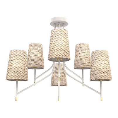 THERA Celing lamp 6xE14 white/chrome