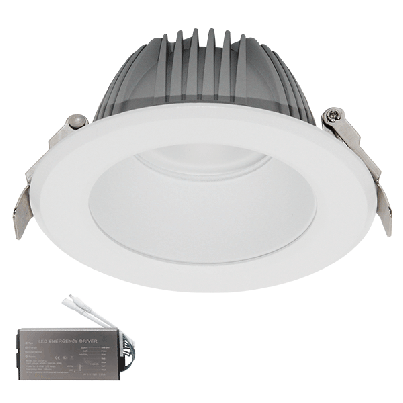 EL-6228 recessed LED downlight 20W 3000K+emergency kit