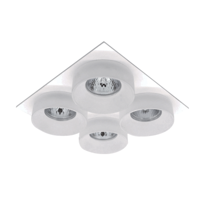 SA-045/4 quadruple downlight square white/white