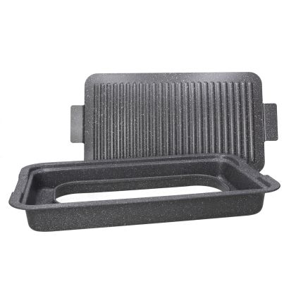 Barbecue/Grill TOGNANA Mythos Marble Nero Floatech, 30x52cm, Grey