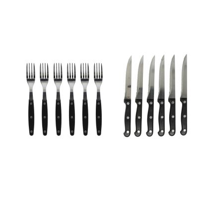 Set of 6 forks with 6 knives TOGNANA Mythos