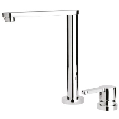 Kitchen mixer tap for under-window installation WINMIX chrome