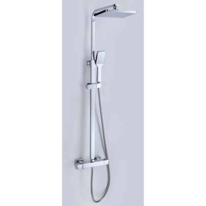 Thermostatic shower set 6222, Adjustable, Chrome