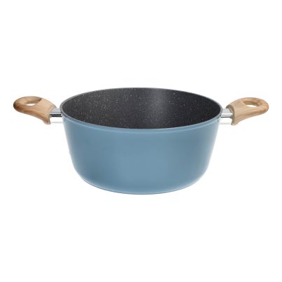 Casserole TOGNANA Skyline Stone Skys, Two Handles, 24см, Blue