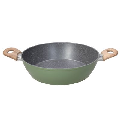 Skillet TOGNANA Sage Stone, Two Handles, 28cm, Green