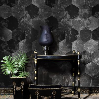 Wallpaper Philipp Plein Geometric Hexagon Z80001 10,05x1,06m