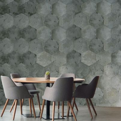 Wallpaper Philipp Plein Geometric Hexagon Z80004 10,05x1,06m