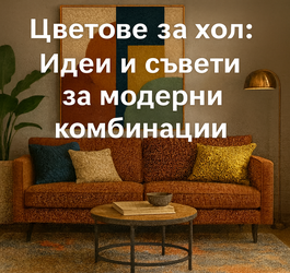 Цветове за хол: Идеи и съвети за модерни комбинации