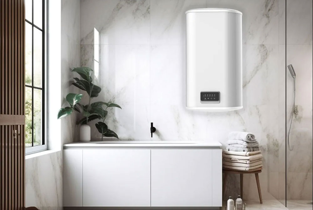 Bathroom water heating
